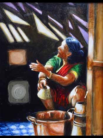 Acylic - entitled - Chai Time