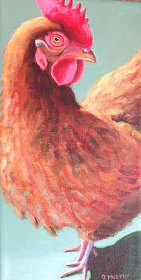 Acylic - entitled - Chicken