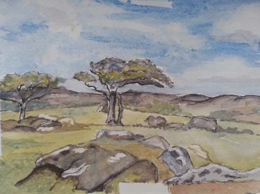 The work of a participant in the workshop, (GC)