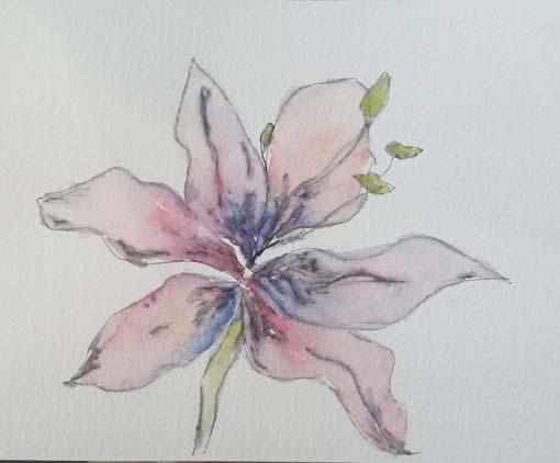 The work of a participant in the workshop, (GC)