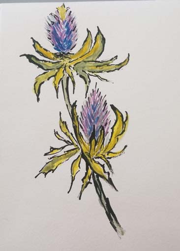 The work of a participant in the workshop, (GC)